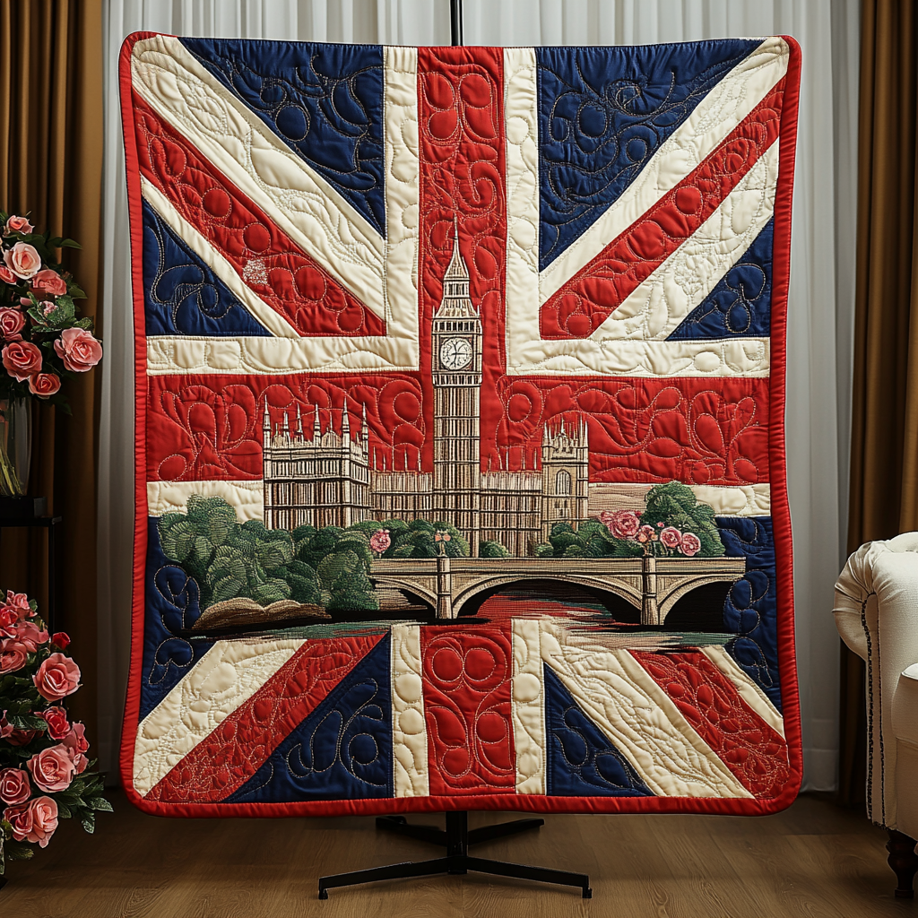 British Beauty Quilted Blanket Sofa Throw Blanket Gifts For England Lovers For Him Her British Beauty Quilted Blanket Sofa Throw Blanket Gifts For England Lovers For Him Her