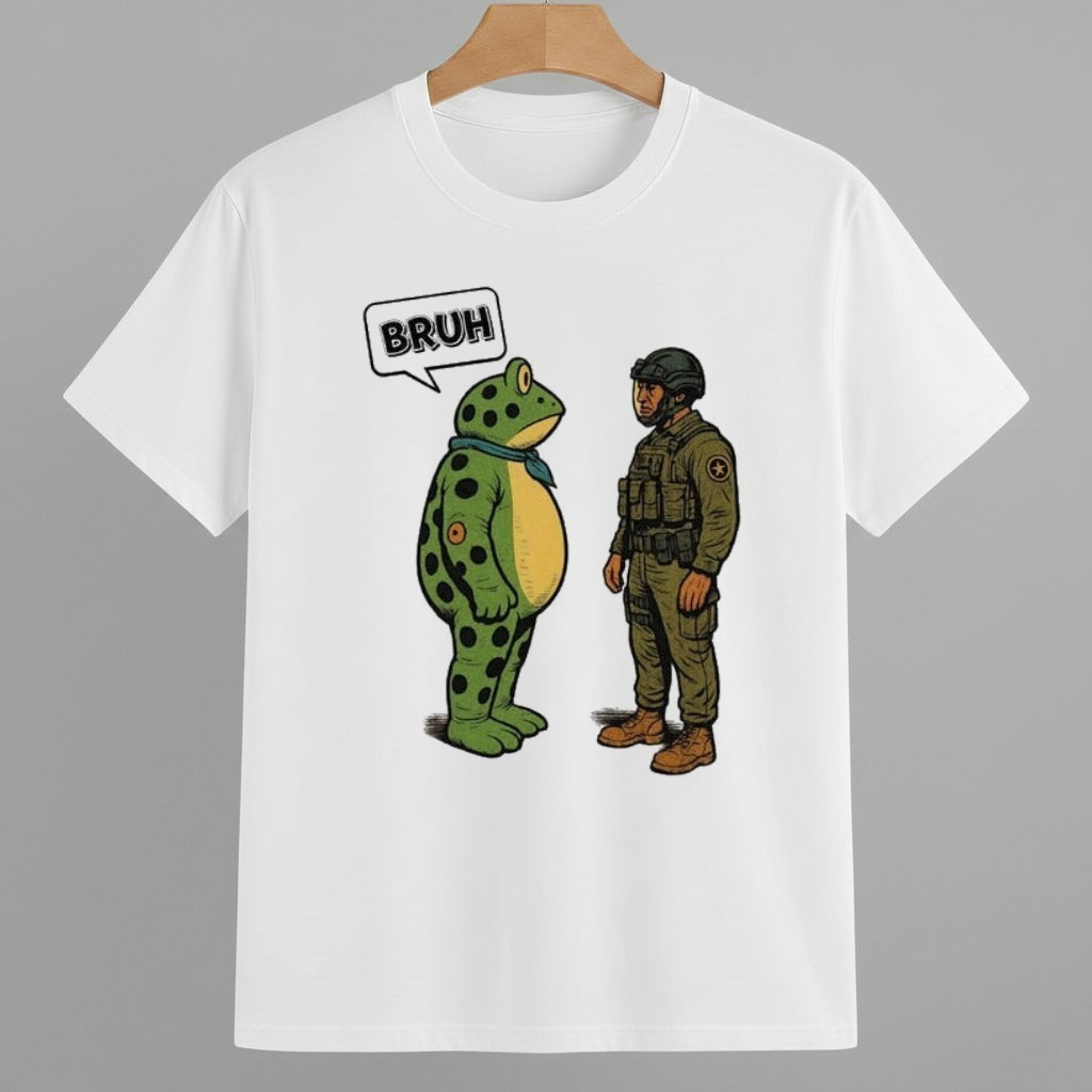 Bruh Portland Frog Protest Shirt No Kings 8647 Movement Merch Bruh Portland Frog Protest Shirt No Kings 8647 Movement Merch