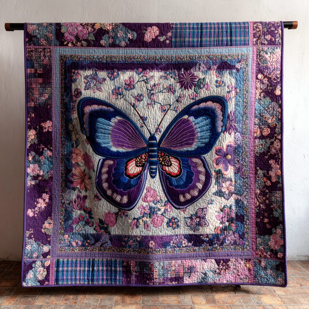 Butterfly Garden Quilted Blanket Nice Throw Blanket Butterfly Themed Gift Items Butterfly Garden Quilted Blanket Nice Throw Blanket Butterfly Themed Gift Items