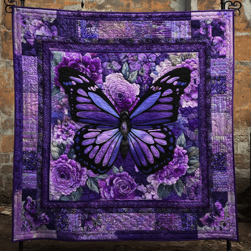 Butterfly Magic Quilted Blanket Nice Throw Blanket Novelty Butterfly Presents Xmas Butterfly Magic Quilted Blanket Nice Throw Blanket Novelty Butterfly Presents Xmas