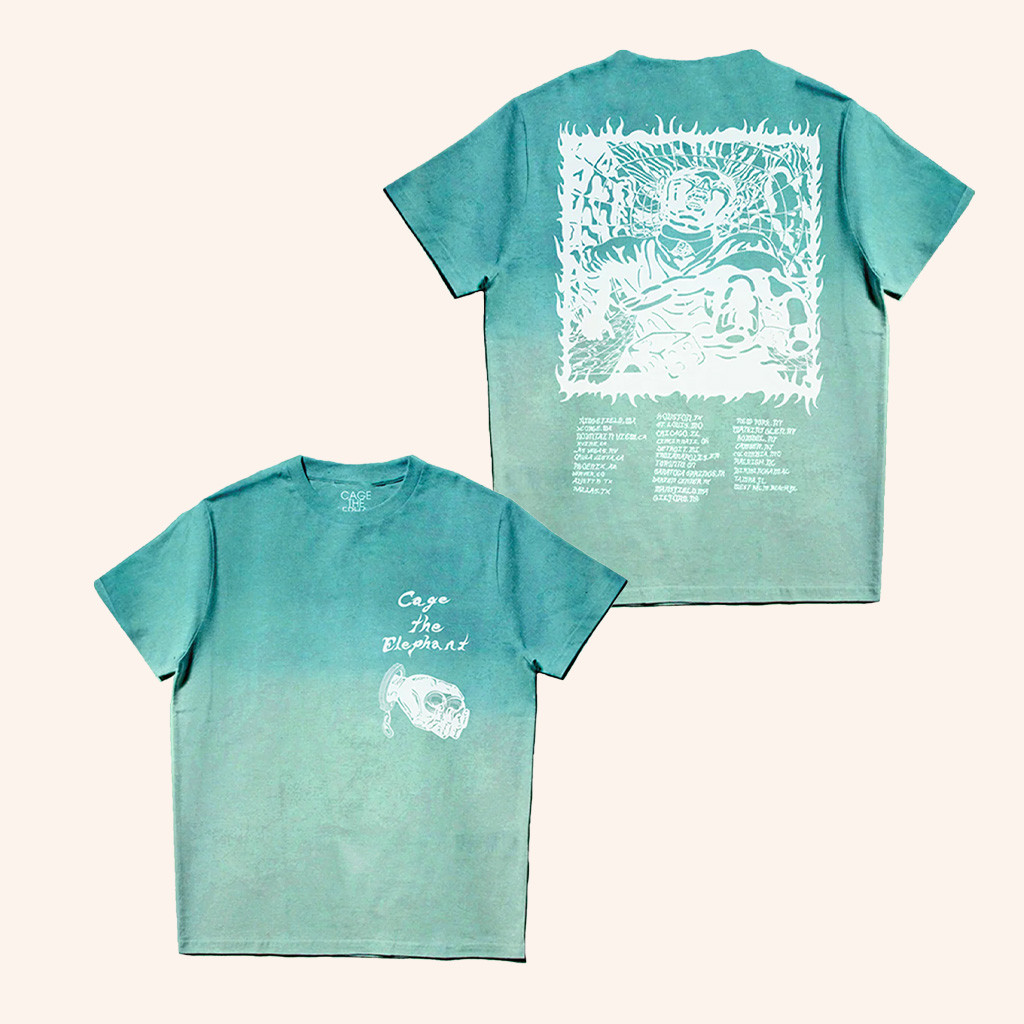 Cage The Elephant Merch Dateback T-Shirt Music Related Gifts For Guys Cage The Elephant Merch Dateback T-Shirt Music Related Gifts For Guys