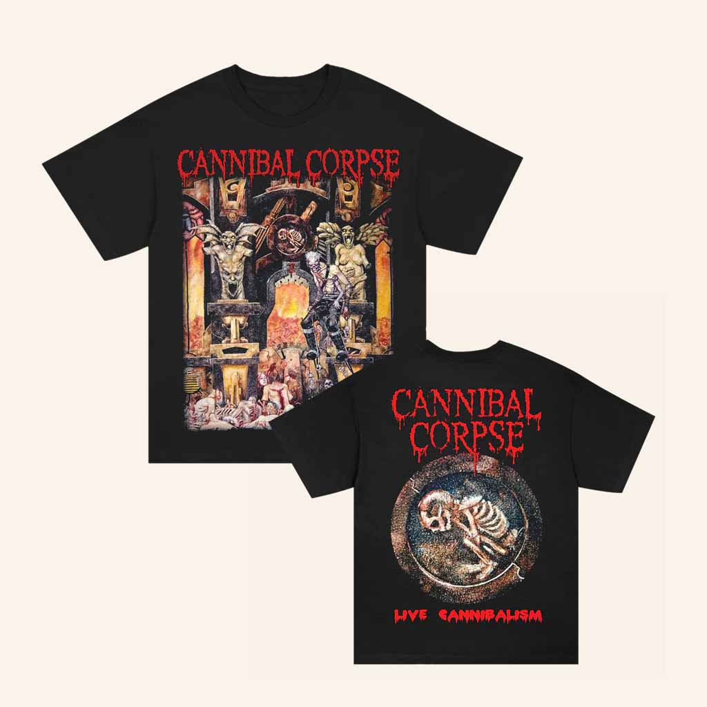 Cannibal Corpse Merch Live Cannibalism Black T-Shirt Gift Ideas For Brother Cannibal Corpse Merch Live Cannibalism Black T-Shirt Gift Ideas For Brother
