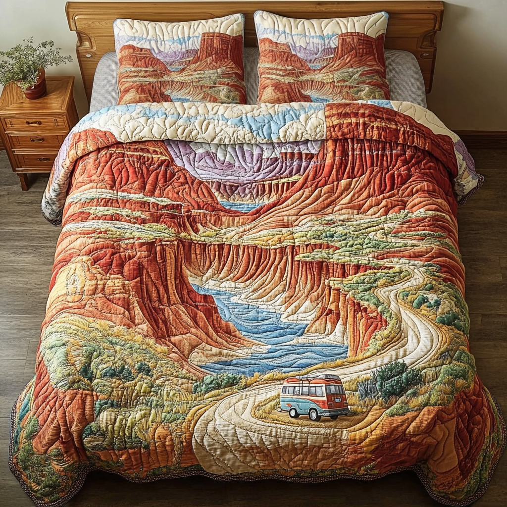 Canyon Dreams Quilted Bedding Set Duvet Cover Bedspread Cactus Birthday Gift Canyon Dreams Quilted Bedding Set Duvet Cover Bedspread Cactus Birthday Gift