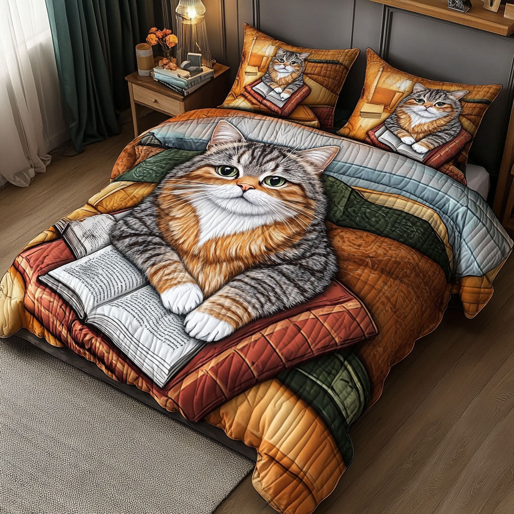 Catnip Chronicles Quilted Bedding Set Duvet Cover Bed Sheet Set Good Gifts For Cat Lovers Catnip Chronicles Quilted Bedding Set Duvet Cover Bed Sheet Set Good Gifts For Cat Lovers