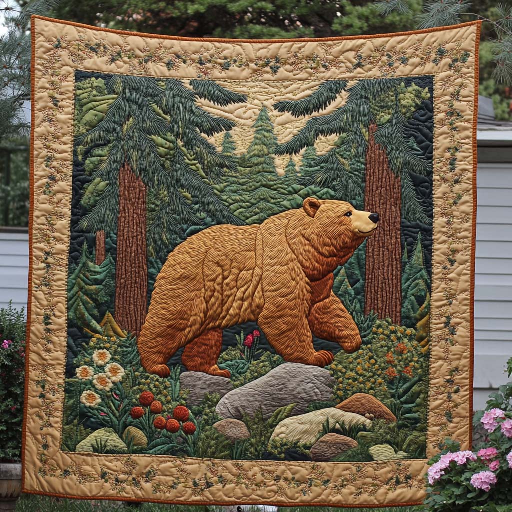 Cave Sentinel Quilted Blanket Sofa Throw Blanket Cute Bear Themed Gifts Cave Sentinel Quilted Blanket Sofa Throw Blanket Cute Bear Themed Gifts