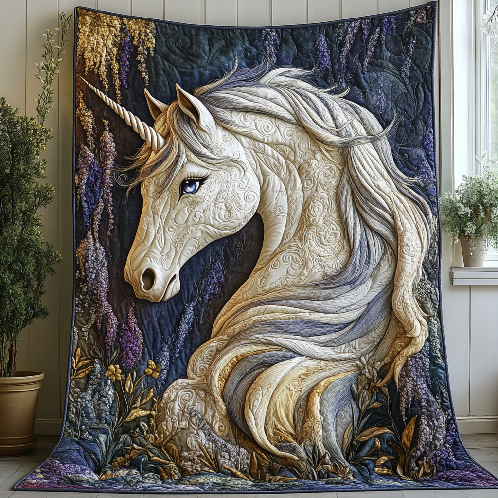 Celestial Guardian Quilted Blanket Cute Colorful Blanket Unicorn Birthday Gifts Celestial Guardian Quilted Blanket Cute Colorful Blanket Unicorn Birthday Gifts