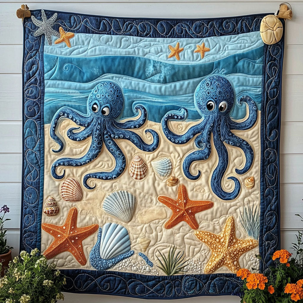 Cephalopod Dreams Quilted Blanket Sofa Throw Blanket Octopus Lover Gifts Cephalopod Dreams Quilted Blanket Sofa Throw Blanket Octopus Lover Gifts
