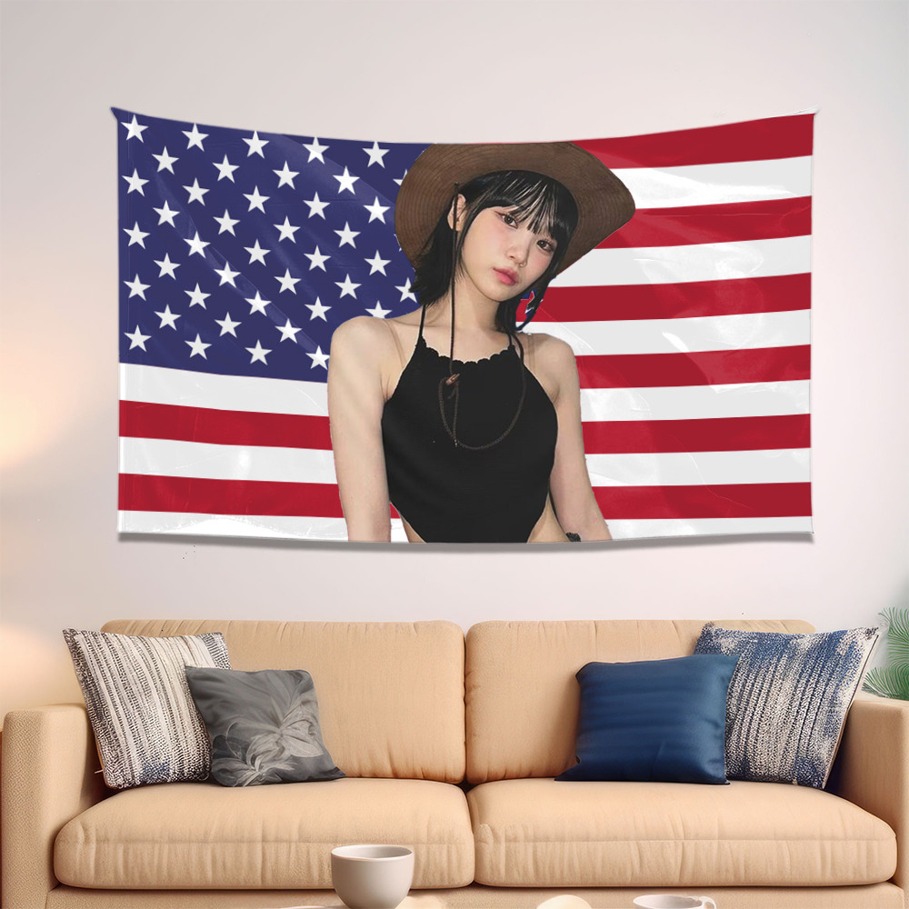 Chaewon Flag Chaewon American Flag K-Pop Fan Gift Ideas Merch For Chaewon Lovers Chaewon Flag Chaewon American Flag K-Pop Fan Gift Ideas Merch For Chaewon Lovers