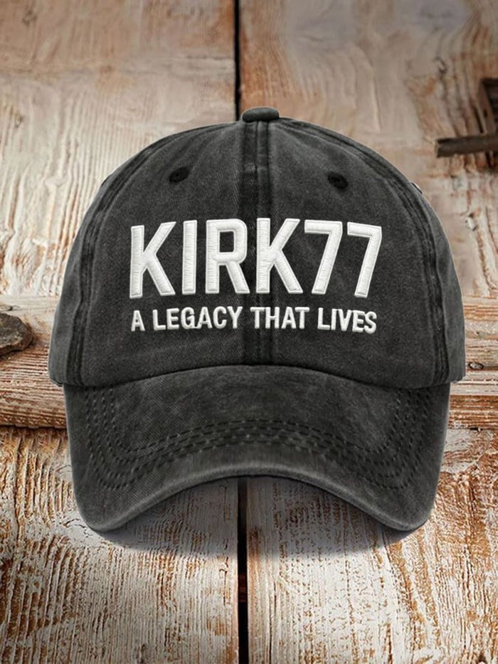 Charlie Kirk 77 Hat Kirk77 A Legacy That Lives Hat Embroidered Elon Musk Kirk77 Merch Charlie Kirk 77 Hat Kirk77 A Legacy That Lives Hat Embroidered Elon Musk Kirk77 Merch