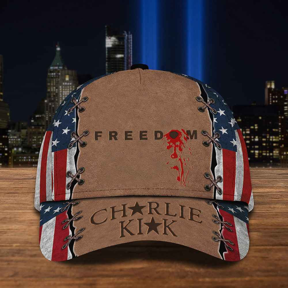 Charlie Kirk Freedom Cap Bloodstain Charlie Kirk Memorial Gifts For Conservative Support Charlie Kirk Freedom Cap Bloodstain Charlie Kirk Memorial Gifts For Conservative Support