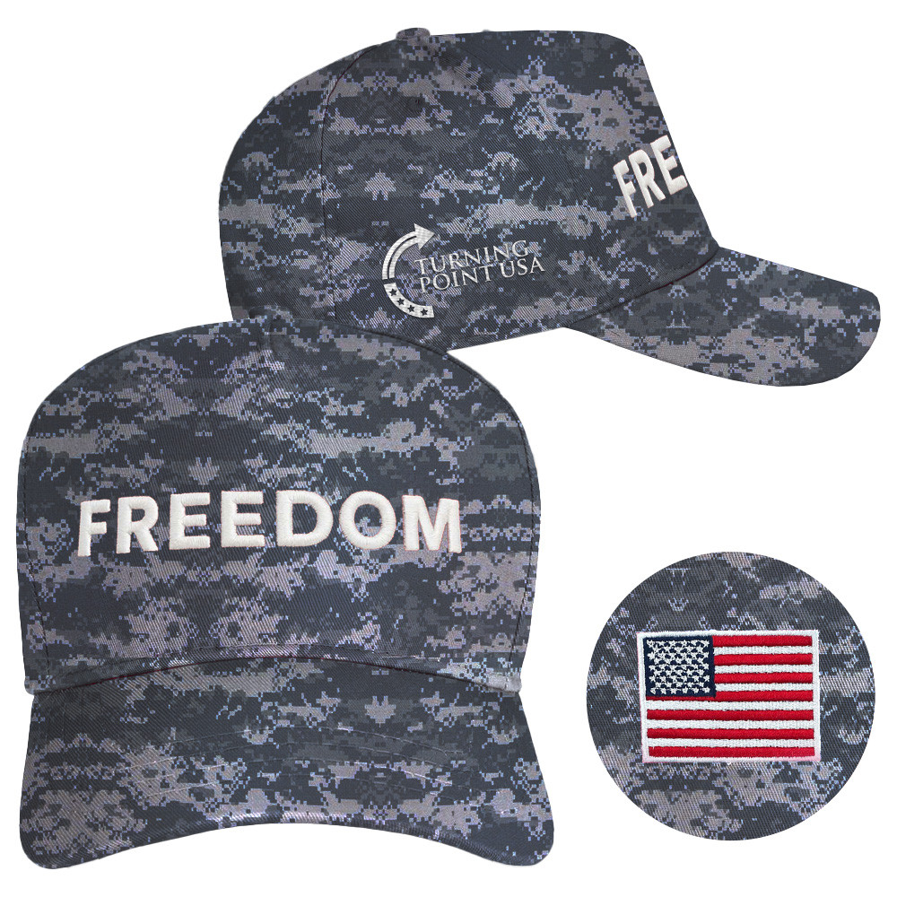 Charlie Kirk Freedom Hat Camo Embroidered Charlie Kirk Hats Turning Point USA Merch Gifts Charlie Kirk Freedom Hat Camo Embroidered Charlie Kirk Hats Turning Point USA Merch Gifts