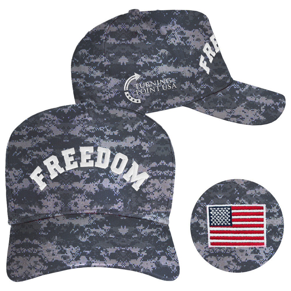 Charlie Kirk Freedom Hat Camo Embroidered Turning Point USA Merch Charlie Kirk Hat Gifts For Dad Charlie Kirk Freedom Hat Camo Embroidered Turning Point USA Merch Charlie Kirk Hat Gifts For Dad
