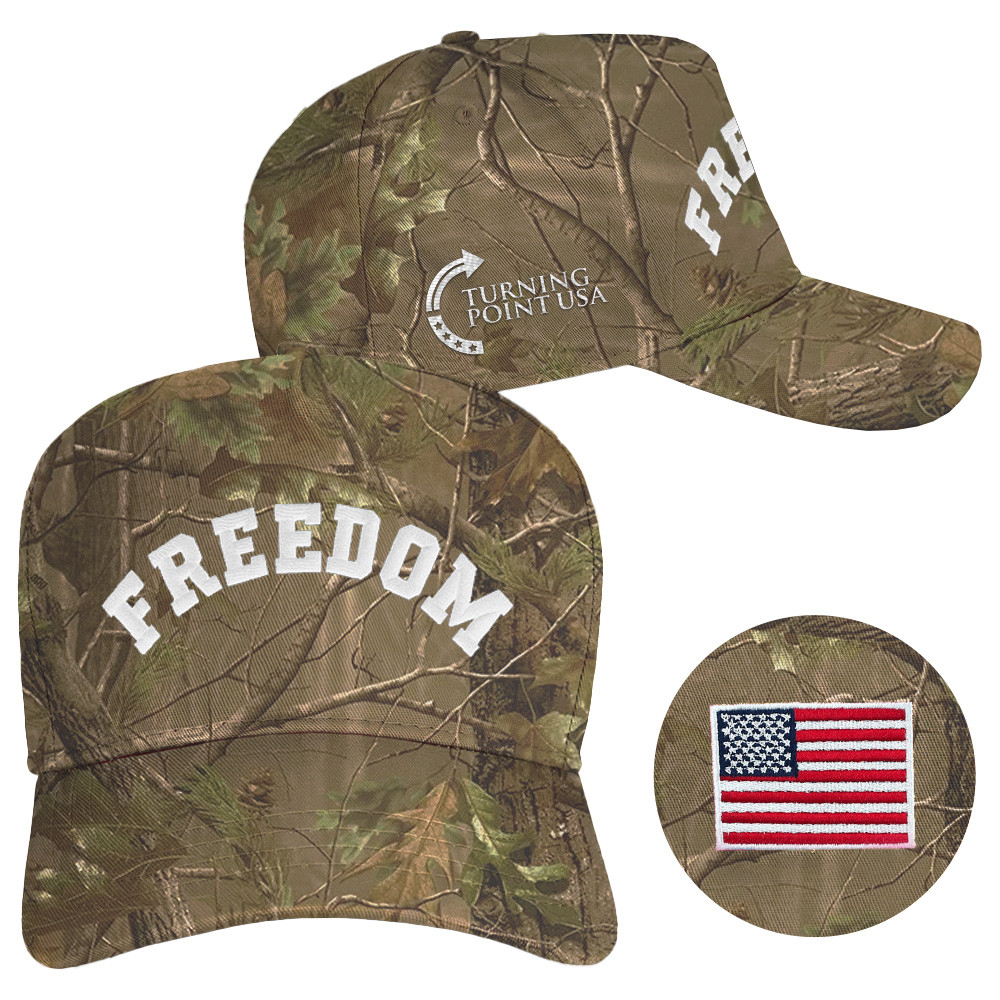 Charlie Kirk Freedom Hat Turning Point USA Merch Camo Embroidered MAGA Charlie Kirk Store Charlie Kirk Freedom Hat Turning Point USA Merch Camo Embroidered MAGA Charlie Kirk Store