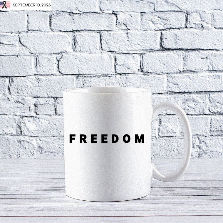 Charlie Kirk Freedom Mug Charlie Kirk Freedom Mug