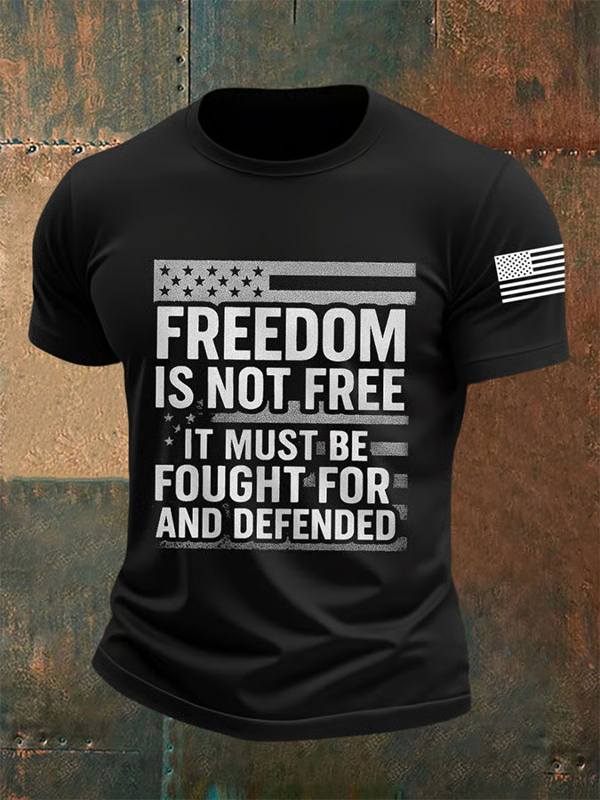 Charlie Kirk Freedom Shirt Freedom Is Not Free It Must Be Fought For And Defended T-Shirt Charlie Kirk Freedom Shirt Freedom Is Not Free It Must Be Fought For And Defended T-Shirt
