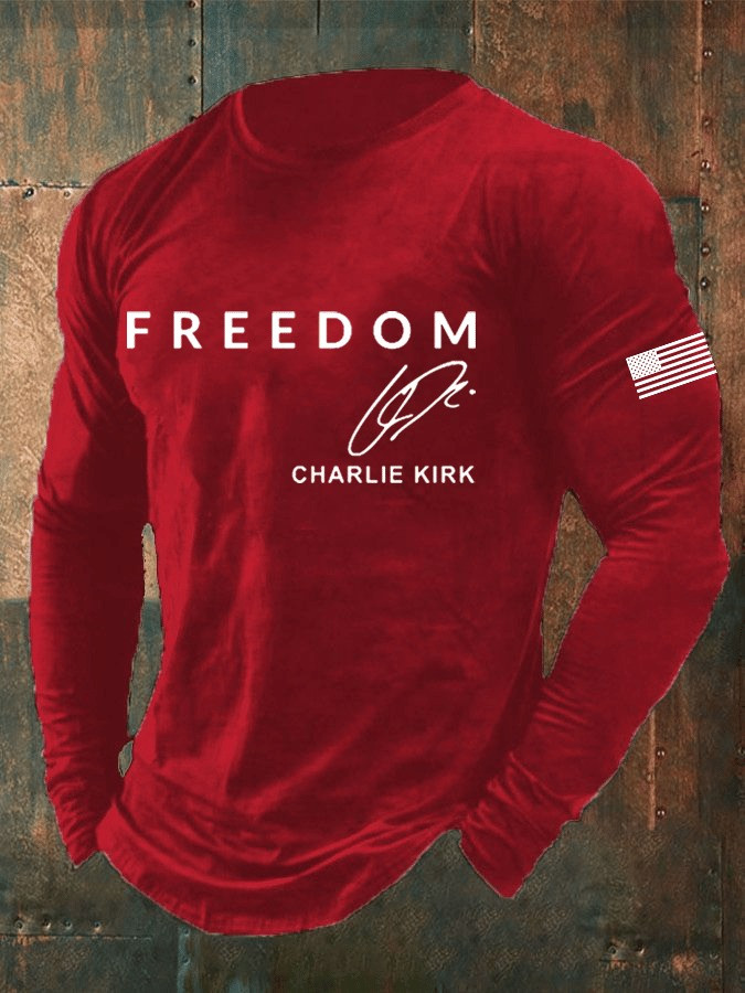 Charlie Kirk Funeral Merch Red Freedom Shirt Charlie Kirk Clothing Gifts For Supporters Charlie Kirk Funeral Merch Red Freedom Shirt Charlie Kirk Clothing Gifts For Supporters
