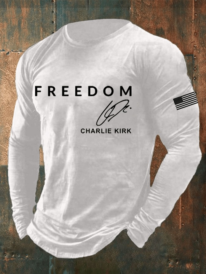 Charlie Kirk Funeral Merch White Freedom Shirt Charlie Kirk Clothing TPUSA Merch Gifts Charlie Kirk Funeral Merch White Freedom Shirt Charlie Kirk Clothing TPUSA Merch Gifts