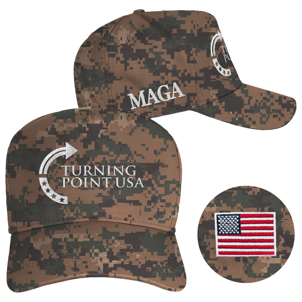 Charlie Kirk Hat Camo Embroidered Turning Point USA Hat MAGA Cap Gifts For Husband Charlie Kirk Hat Camo Embroidered Turning Point USA Hat MAGA Cap Gifts For Husband