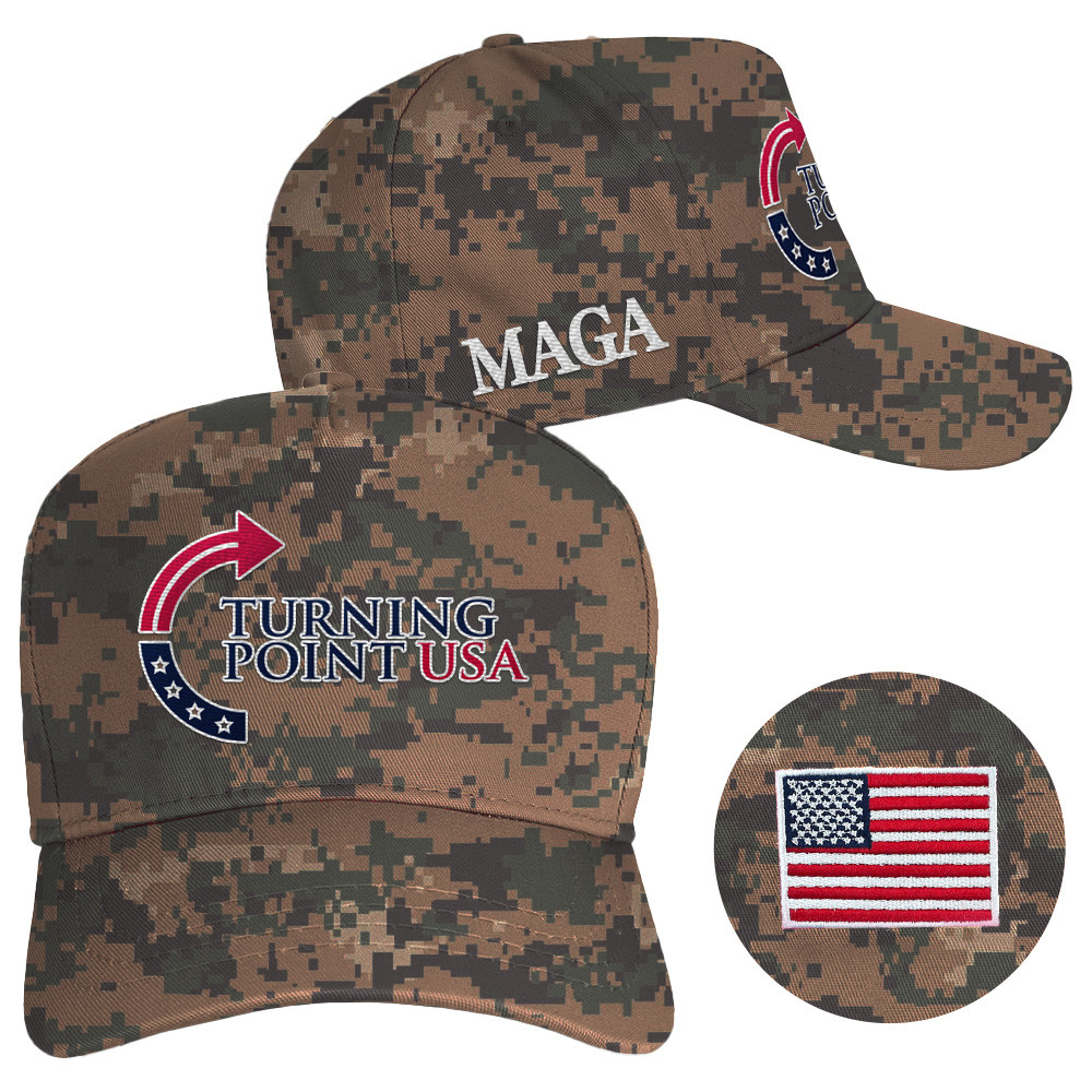 Charlie Kirk Hat Camo Embroidered Turning Point USA Hat MAGA Cap Gifts For Patriots Charlie Kirk Hat Camo Embroidered Turning Point USA Hat MAGA Cap Gifts For Patriots