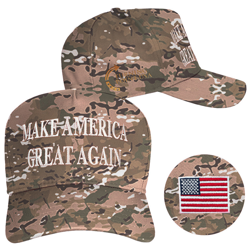 Charlie Kirk Hat Embroidered Make America Great Again Camo Hat Turning Point USA Hat MAGA Charlie Kirk Hat Embroidered Make America Great Again Camo Hat Turning Point USA Hat MAGA