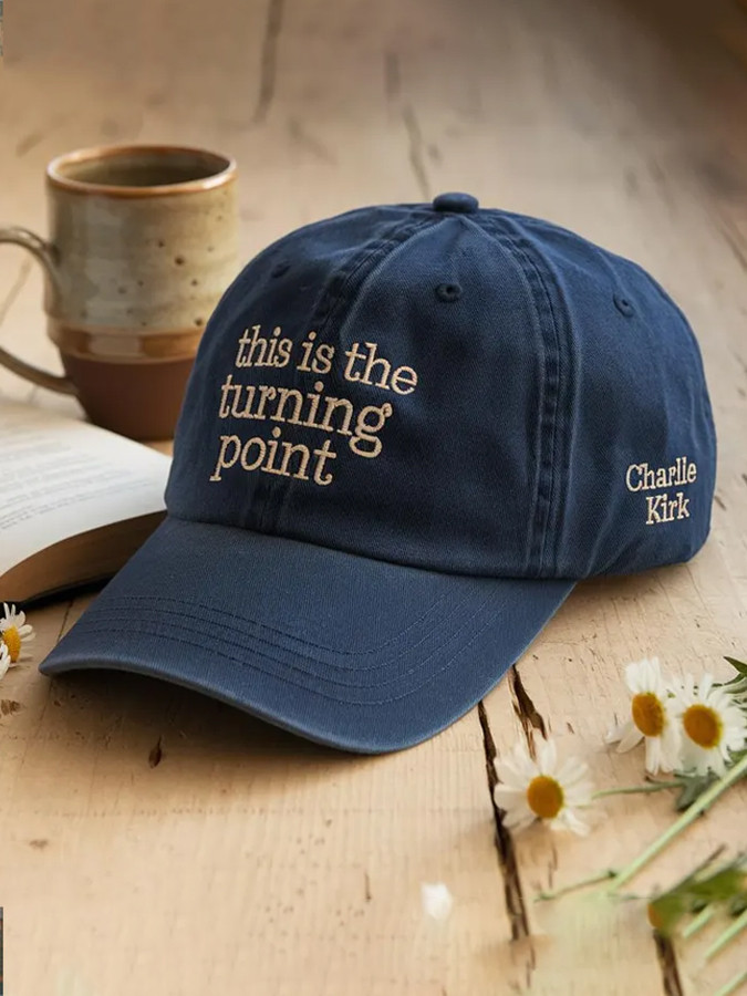Charlie Kirk Hat Embroidered This Is The Turning Point Hat Kirk Cap Gifts For Patriots Charlie Kirk Hat Embroidered This Is The Turning Point Hat Kirk Cap Gifts For Patriots