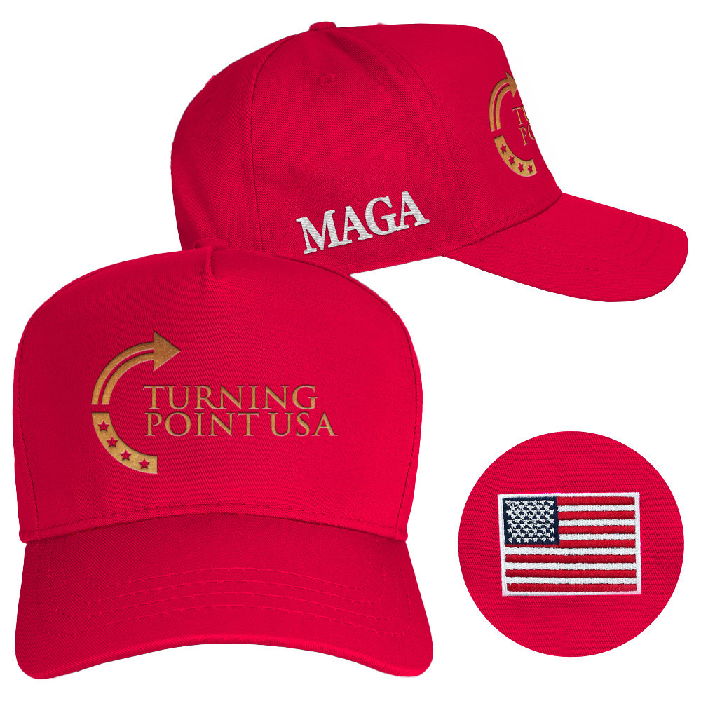 Charlie Kirk Hat Embroidered Turning Point USA Hat MAGA Red Cap Supporters Gifts Charlie Kirk Hat Embroidered Turning Point USA Hat MAGA Red Cap Supporters Gifts