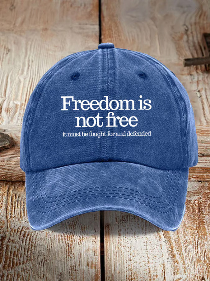 Charlie Kirk Hat Freedom Is Not Free Hat Patriotic Cap Kirk Shooter Merch Charlie Kirk Hat Freedom Is Not Free Hat Patriotic Cap Kirk Shooter Merch