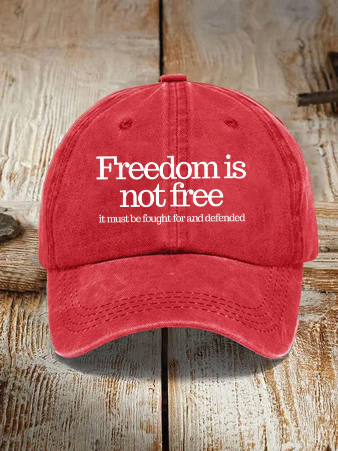 Charlie Kirk Hat Red Freedom Is Not Free Hat Patriotic Cap Kirk Shooter Merch Charlie Kirk Hat Red Freedom Is Not Free Hat Patriotic Cap Kirk Shooter Merch