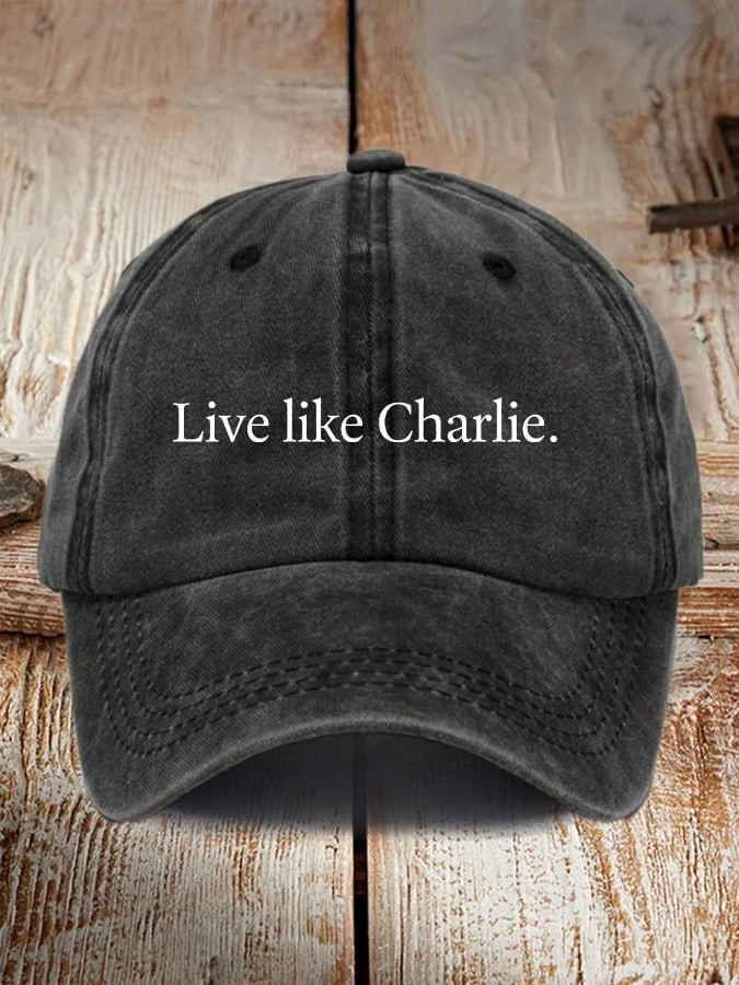 Charlie Kirk Hat Retro Live Like Charli Cap For Supporters Charlie Kirk Store Online Charlie Kirk Hat Retro Live Like Charli Cap For Supporters Charlie Kirk Store Online