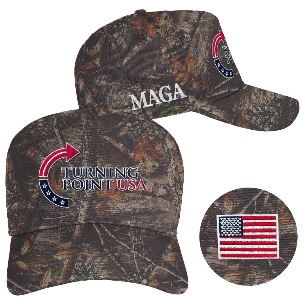Charlie Kirk Hat Turning Point USA Hat Embroidered Camo Make America Great Again Cap Charlie Kirk Hat Turning Point USA Hat Embroidered Camo Make America Great Again Cap