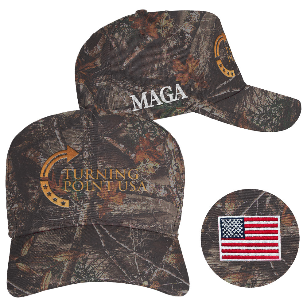 Charlie Kirk Hat Turning Point USA Hat Embroidered Camo Make America Great Again Merch Charlie Kirk Hat Turning Point USA Hat Embroidered Camo Make America Great Again Merch