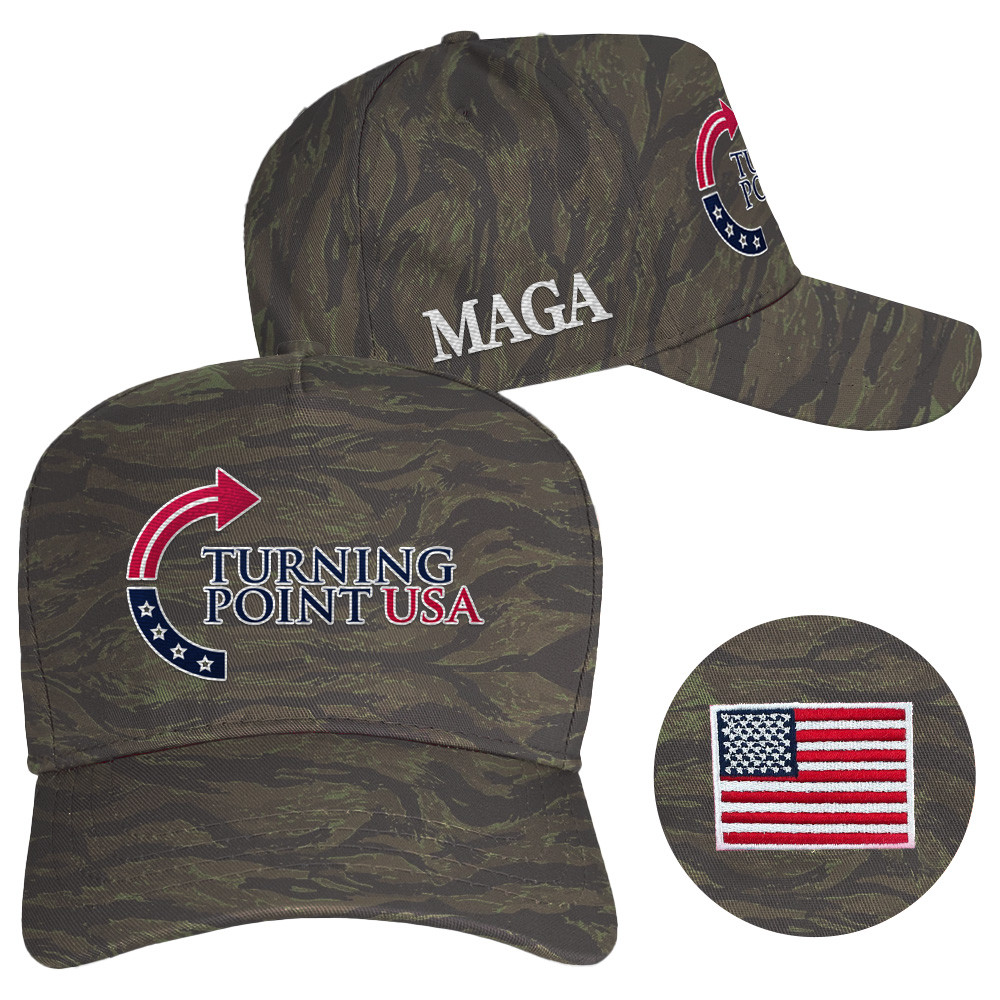 Charlie Kirk Hat Turning Point USA Hat MAGA Embroidered Camo Cap Patriotic Gifts Charlie Kirk Hat Turning Point USA Hat MAGA Embroidered Camo Cap Patriotic Gifts