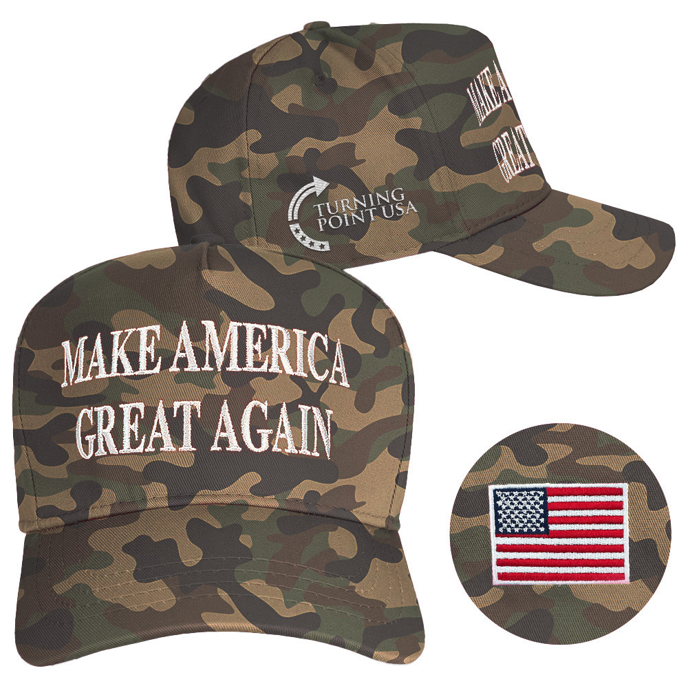 Charlie Kirk Hat Turning Point USA Hat Make America Great Again Camo Embroidered Hat Charlie Kirk Hat Turning Point USA Hat Make America Great Again Camo Embroidered Hat