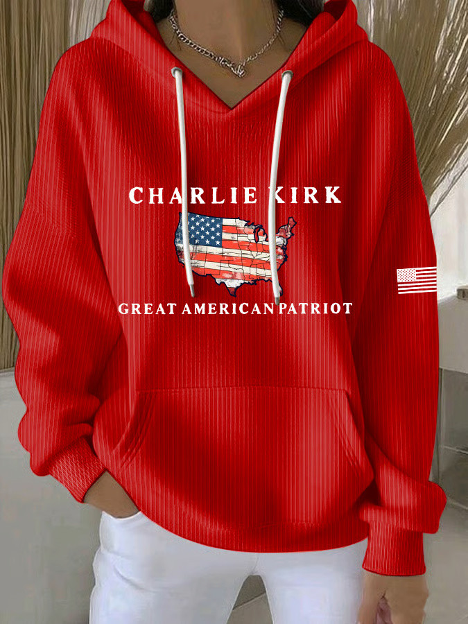 Charlie Kirk Hoodie Red Great American Patriotic Hoodie Charlie Kirk Shooters Merch Charlie Kirk Hoodie Red Great American Patriotic Hoodie Charlie Kirk Shooters Merch