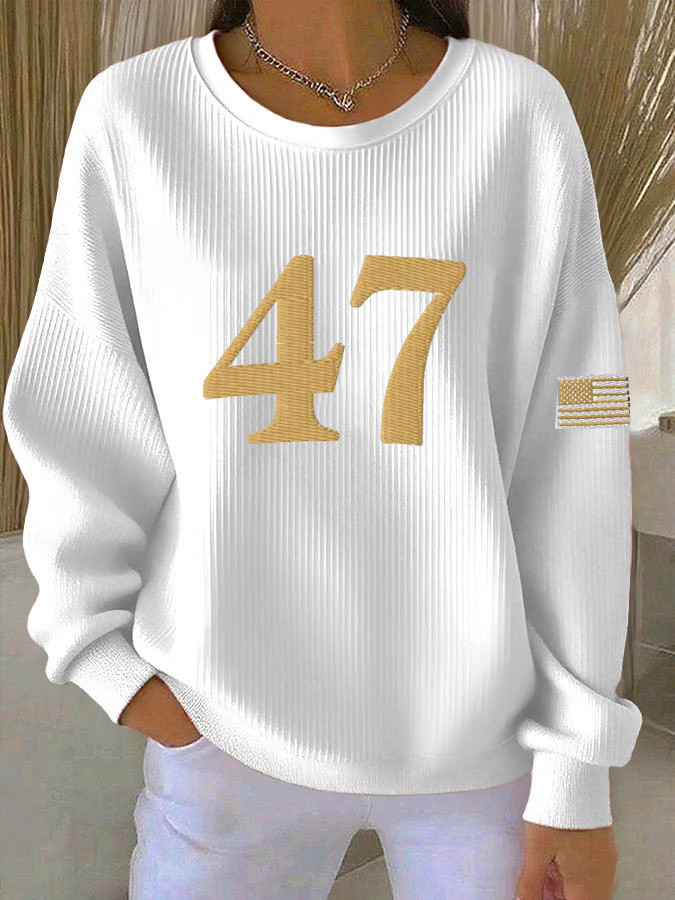 Charlie Kirk Merch 47 Long Sleeve Shirt Patriotic Gifts For Women Charlie Kirk Merch 47 Long Sleeve Shirt Patriotic Gifts For Women