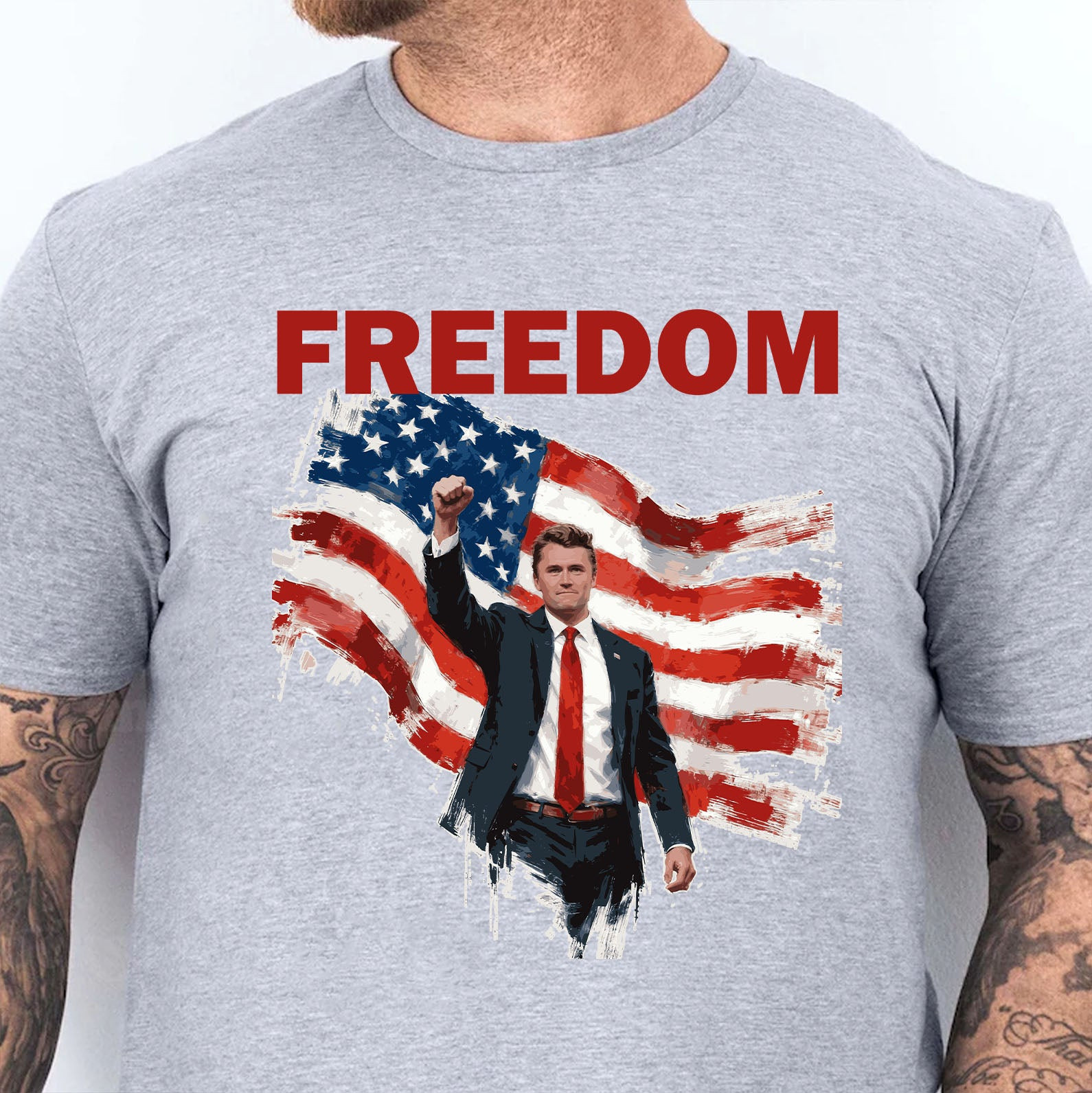 Charlie Kirk Merch Charlie Kirk Freedom Shirt Memorial T-Shirt Freedom Merch Patriotic Gifts Charlie Kirk Merch Charlie Kirk Freedom Shirt Memorial T-Shirt Freedom Merch Patriotic Gifts