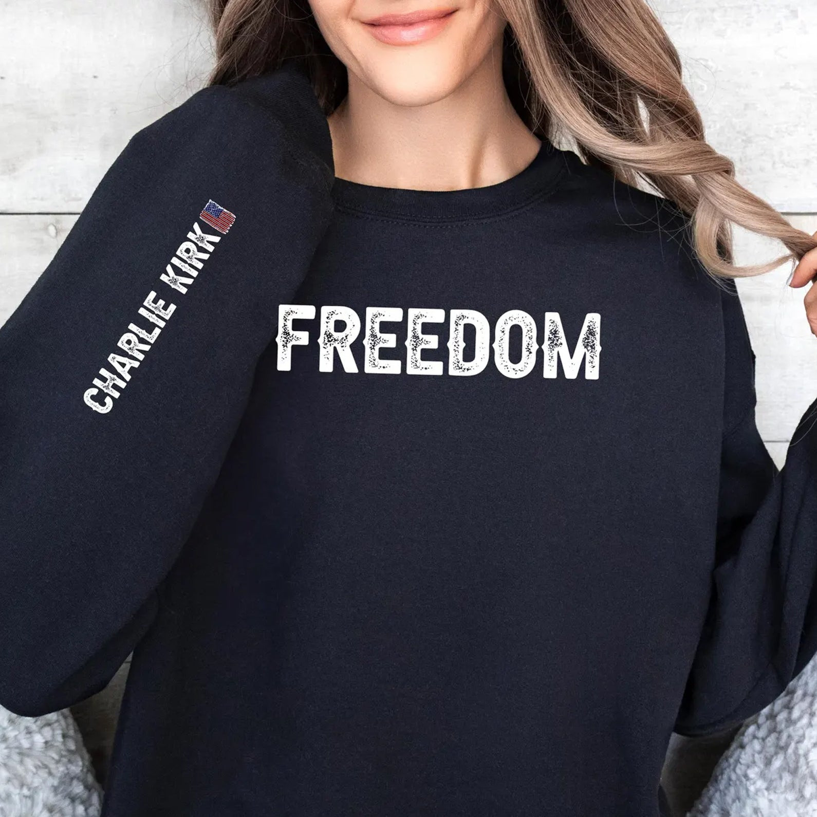 Charlie Kirk Merch Charlie Kirk Freedom Sweatshirt Gifts For Trump Fans Charlie Kirk Merch Charlie Kirk Freedom Sweatshirt Gifts For Trump Fans