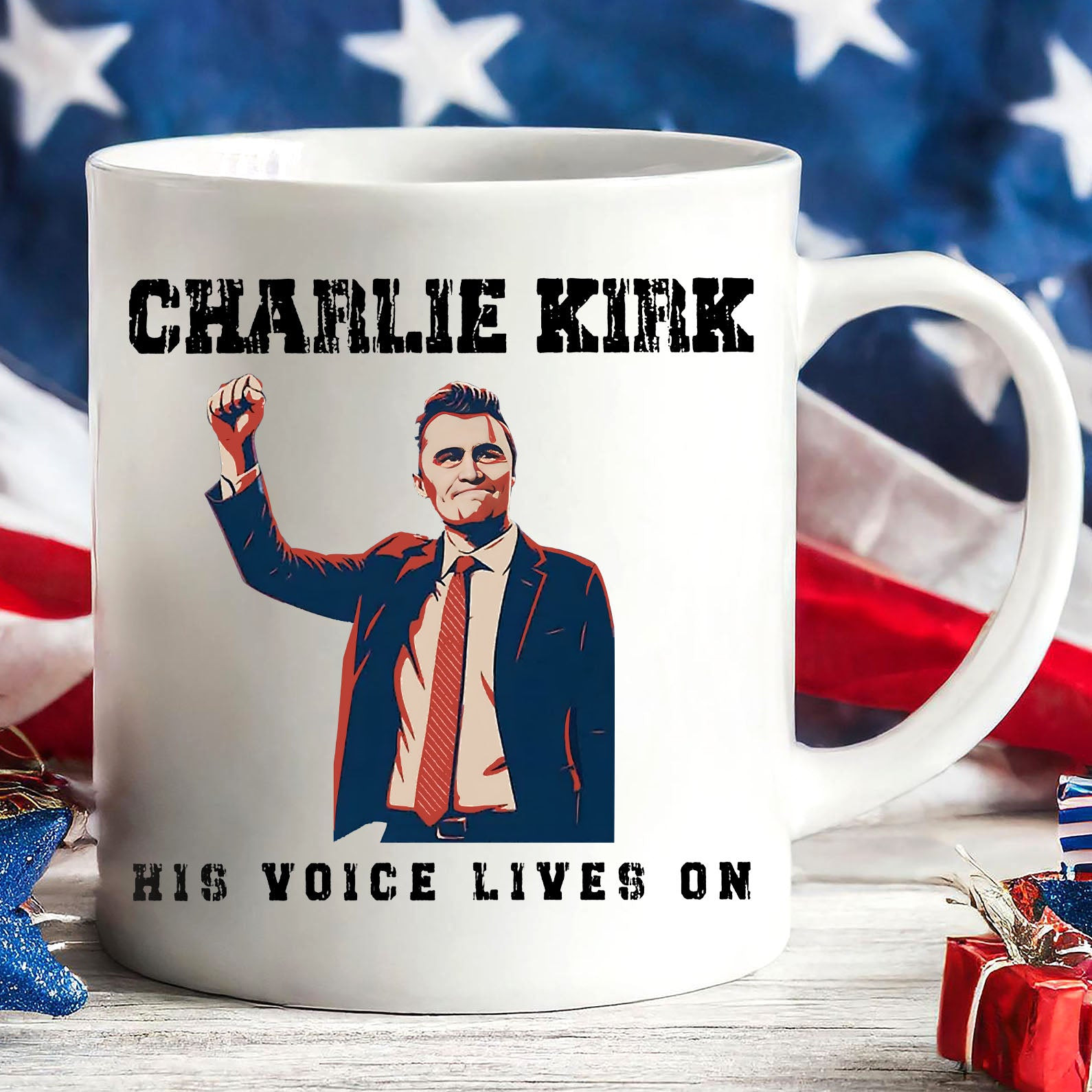 Charlie Kirk Merch Charlie Kirk His Voice Lives On Mug Gifts For Trump Lovers Charlie Kirk Merch Charlie Kirk His Voice Lives On Mug Gifts For Trump Lovers