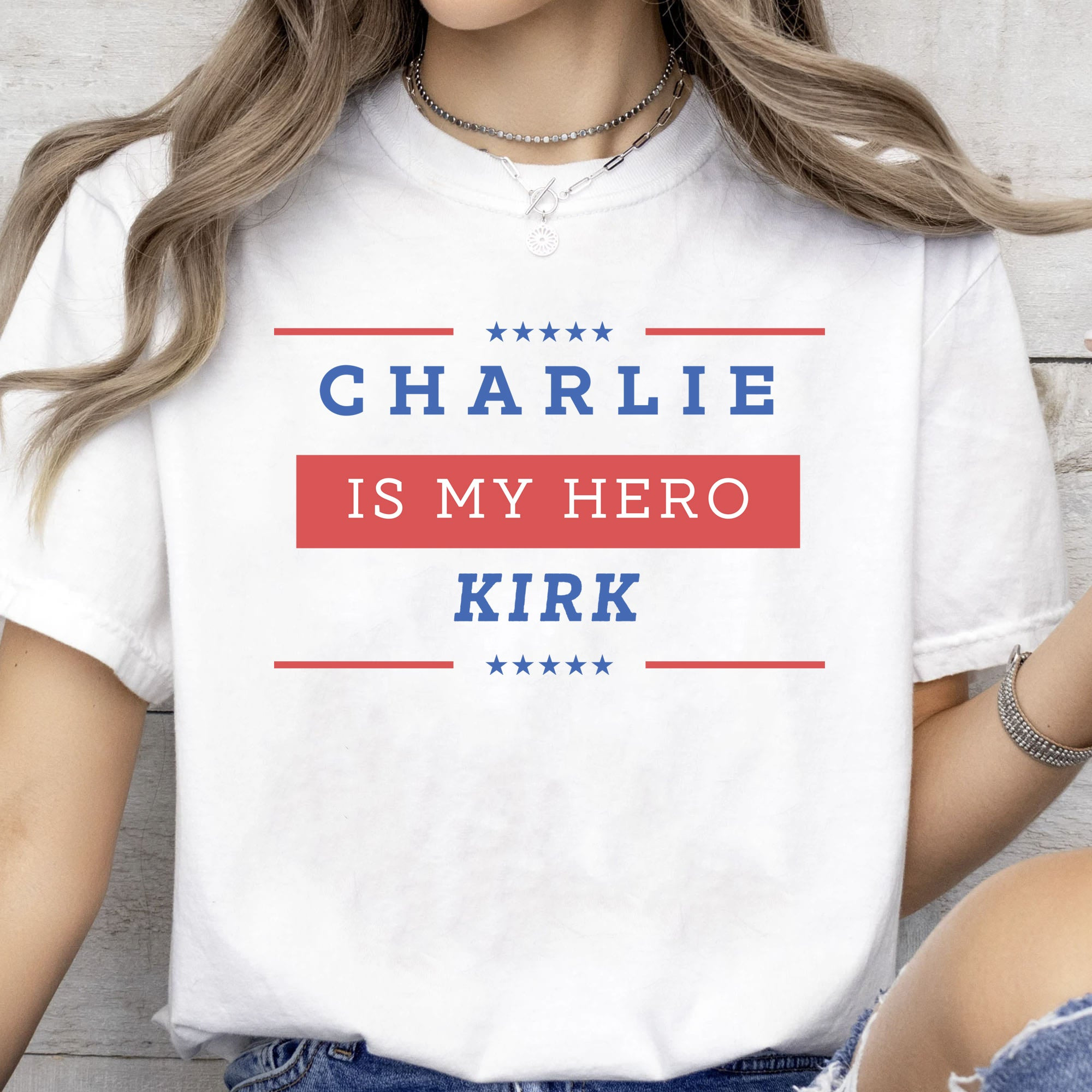 Charlie Kirk Merch Charlie Kirk Is My Hero Shirt Memorial T-Shirt Gifts For Mother Charlie Kirk Merch Charlie Kirk Is My Hero Shirt Memorial T-Shirt Gifts For Mother