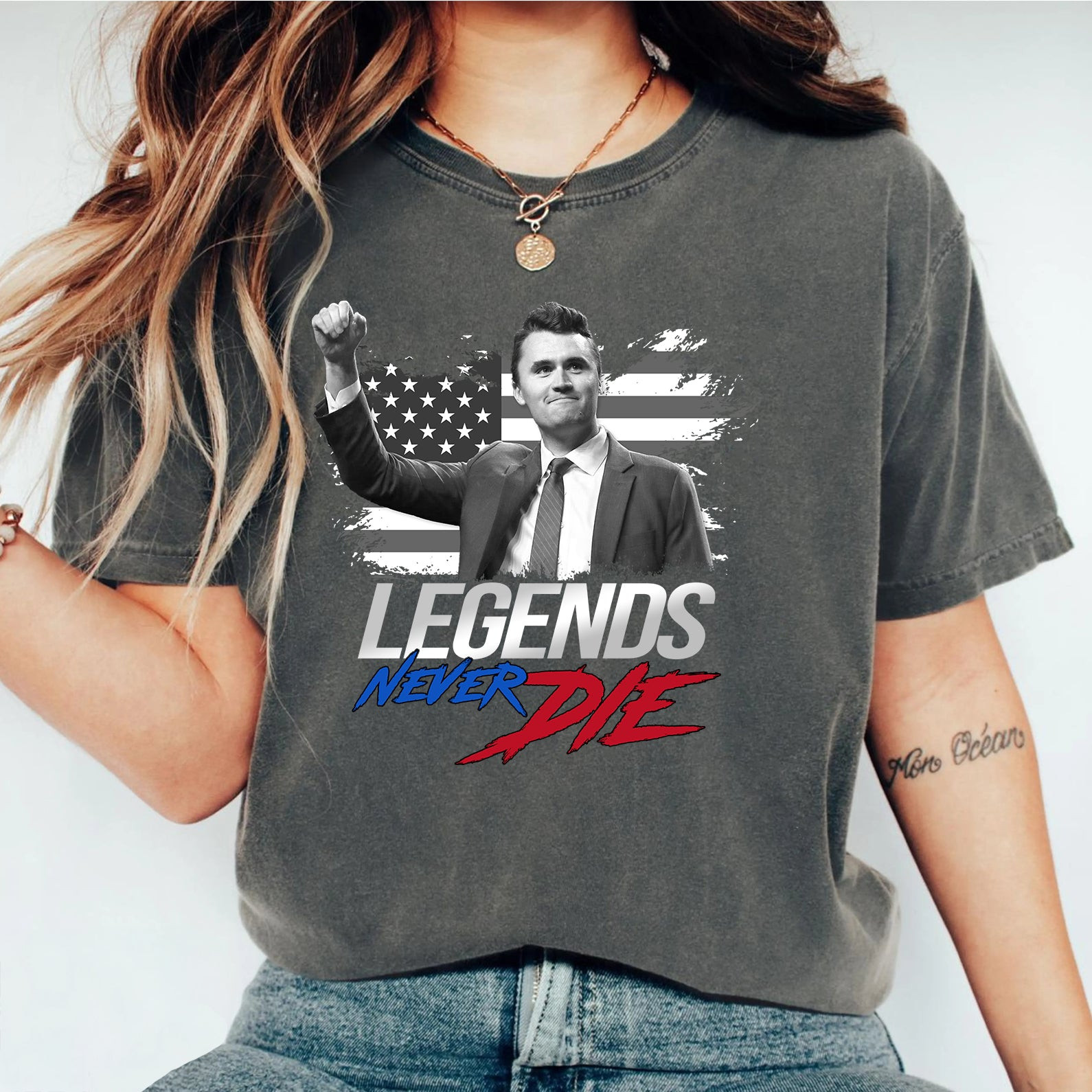Charlie Kirk Merch Charlie Kirk Legends Never Die Shirt Freedom T-Shirt Gifts For Mom Charlie Kirk Merch Charlie Kirk Legends Never Die Shirt Freedom T-Shirt Gifts For Mom