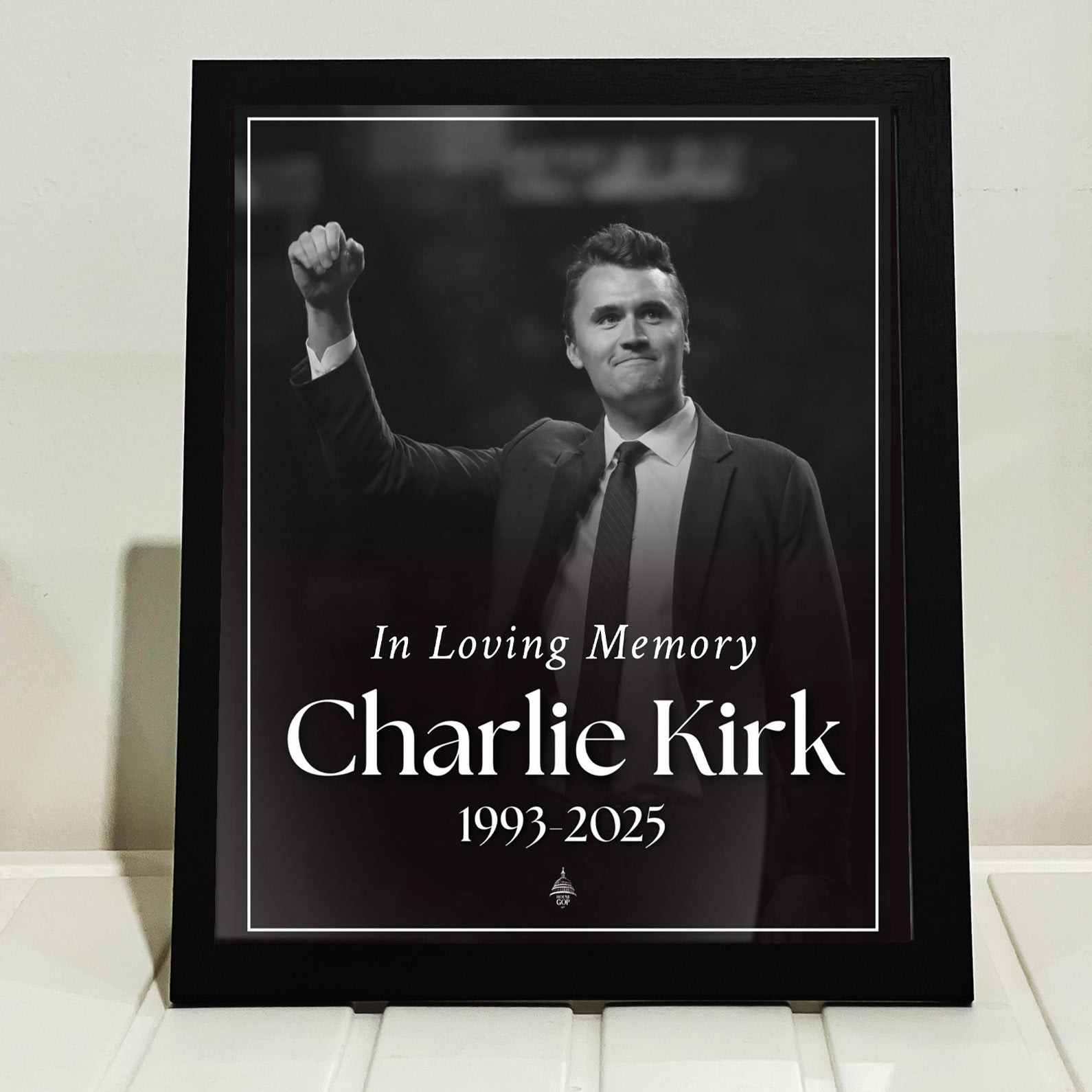 Charlie Kirk Merch Charlie Kirk Memorial Picture Poster Gifts For Trump Lovers Charlie Kirk Merch Charlie Kirk Memorial Picture Poster Gifts For Trump Lovers
