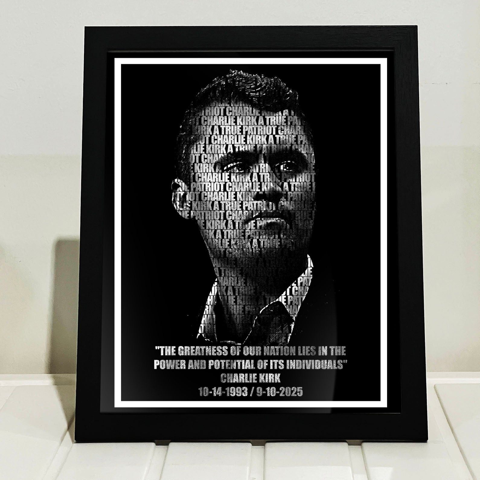 Charlie Kirk Merch Charlie Kirk Memorial Picture Poster Make America Great Again Merch Charlie Kirk Merch Charlie Kirk Memorial Picture Poster Make America Great Again Merch
