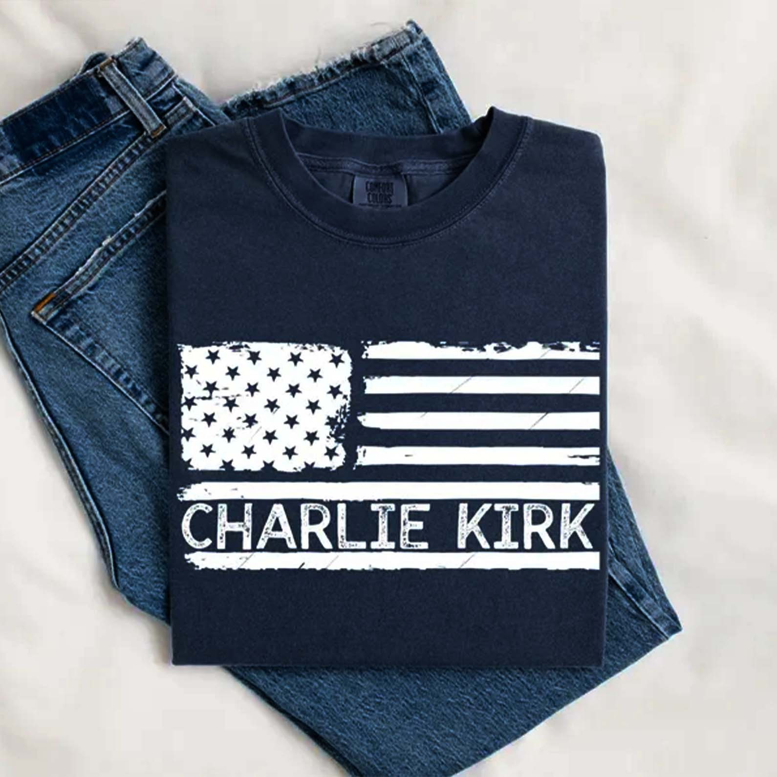 Charlie Kirk Merch Charlie Kirk Memorial Shirt Patriotic Apparel Gifts For Husband Charlie Kirk Merch Charlie Kirk Memorial Shirt Patriotic Apparel Gifts For Husband