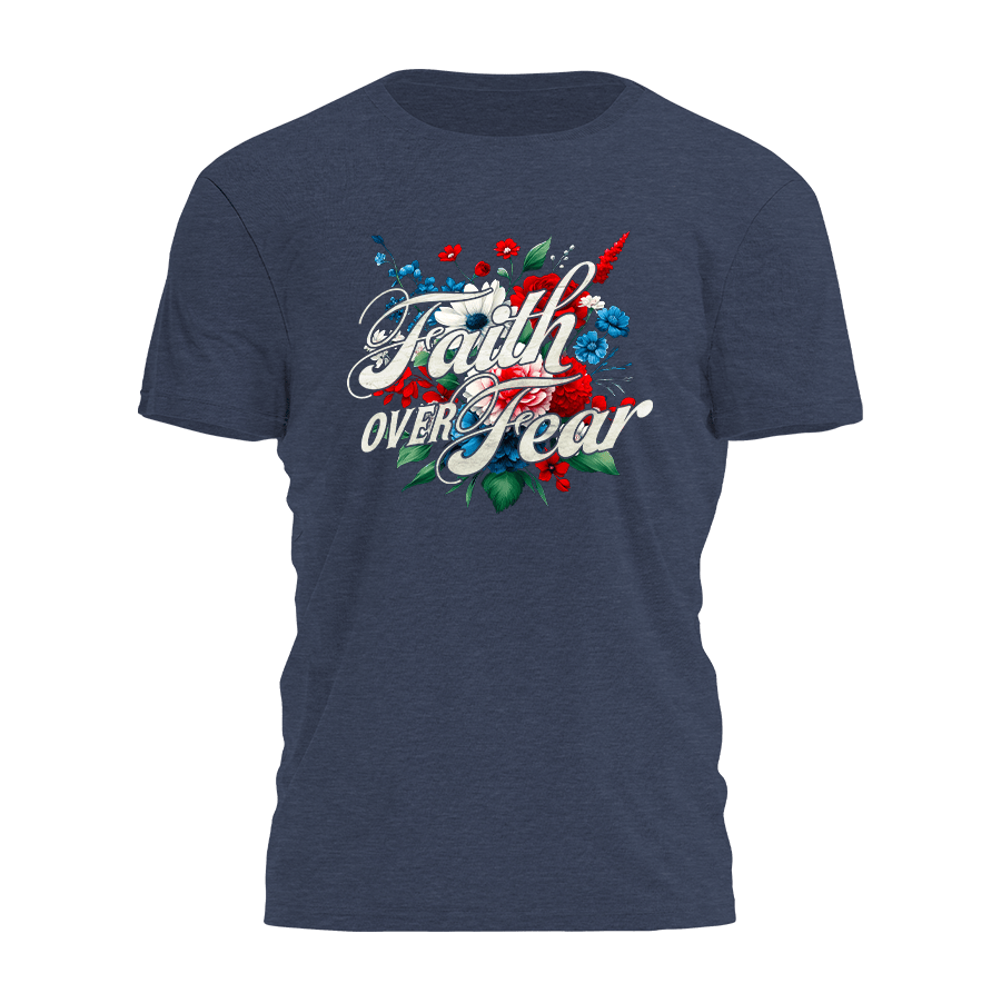 Charlie Kirk Merch Faith Over Fear T-Shirt Patriot Shirt Gifts For Mom Charlie Kirk Merch Faith Over Fear T-Shirt Patriot Shirt Gifts For Mom