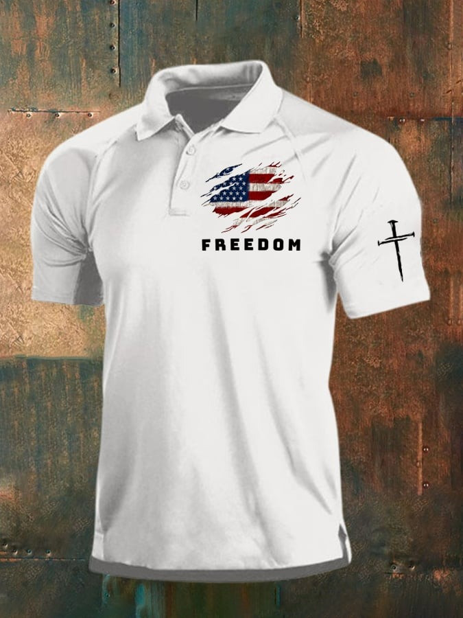 Charlie Kirk Merch Freedom Charlie Kirk Polo Shirt Patriotic Gifts For Husband Charlie Kirk Merch Freedom Charlie Kirk Polo Shirt Patriotic Gifts For Husband