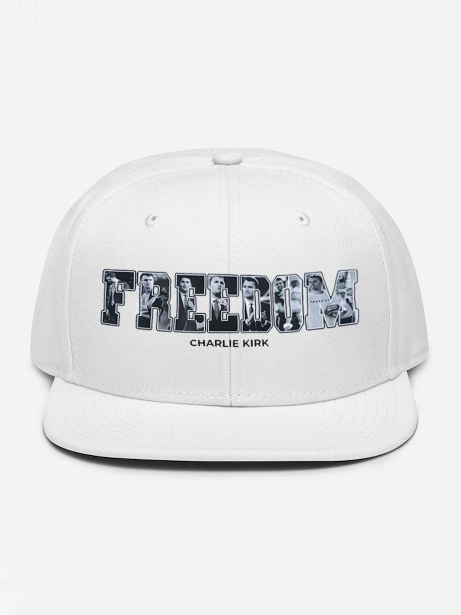 Charlie Kirk Merch Freedom Charlie Kirk Snapback Hat A True Patriot Memorial Hat Dad Gifts Charlie Kirk Merch Freedom Charlie Kirk Snapback Hat A True Patriot Memorial Hat Dad Gifts
