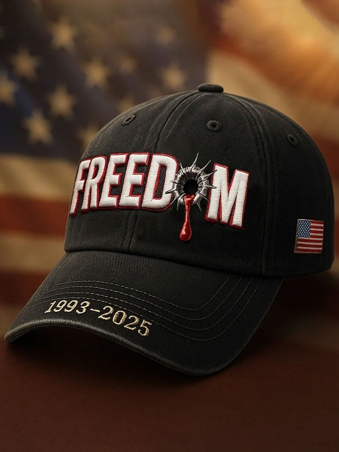 Charlie Kirk Merch Freedom Hat Embroidered Turning Point USA Merch Charlie Kirk Supporters Gift Charlie Kirk Merch Freedom Hat Embroidered Turning Point USA Merch Charlie Kirk Supporters Gift