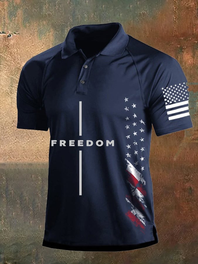 Charlie Kirk Merch Freedom Polo Shirt Charlie Kirk Memorial Shirt Patriotic Gifts For Dad Charlie Kirk Merch Freedom Polo Shirt Charlie Kirk Memorial Shirt Patriotic Gifts For Dad