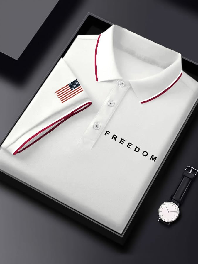 Charlie Kirk Merch Freedom Polo Shirt Charlie Kirk TPUSA Merch Gifts For MAGA Supporters Charlie Kirk Merch Freedom Polo Shirt Charlie Kirk TPUSA Merch Gifts For MAGA Supporters