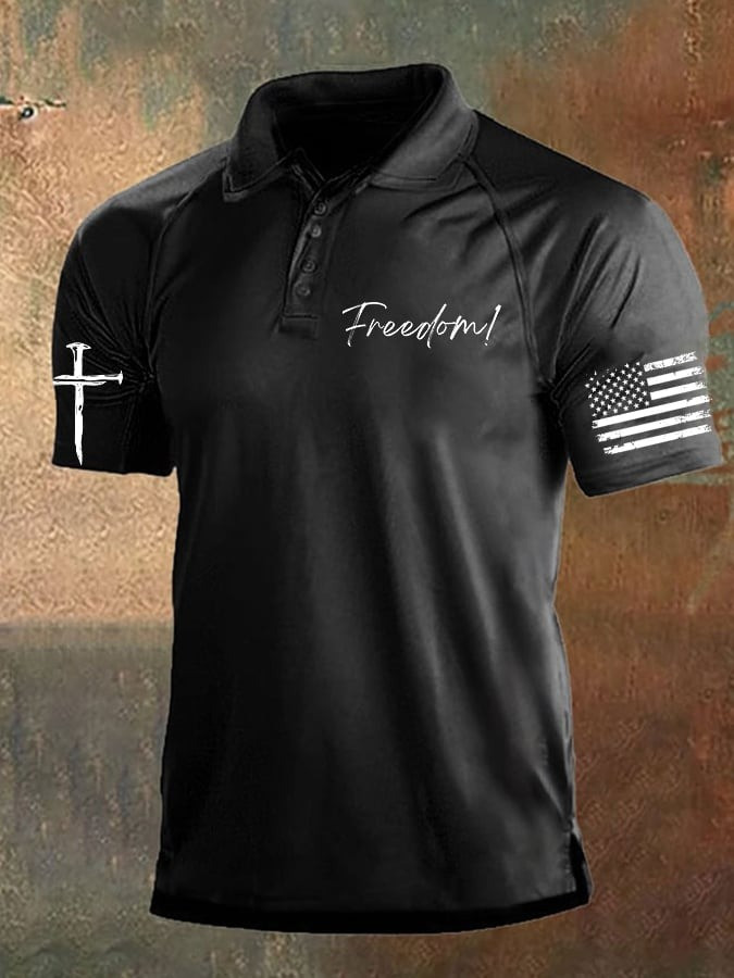Charlie Kirk Merch Freedom Polo Shirt Make America Charlie Kirk Patriotic Apparel Charlie Kirk Merch Freedom Polo Shirt Make America Charlie Kirk Patriotic Apparel